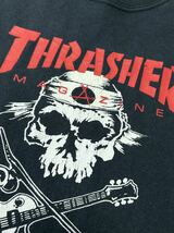 00s THRASHER USA企画 オールド スケート 半袖 Tシャツ ロック　　スケーター ストリート SOCAL 西海岸 ROCK スラッシャー 玉9635_画像5