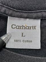 Carhartt ビッグロゴ デカロゴ ブラック 半袖 Tシャツ カーハート　　ワーク SOCAL アメカジ ストリート ガレージ クルーネック 玉9561_画像3