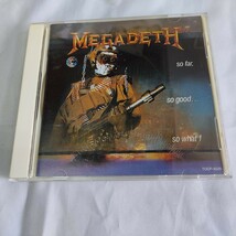 ■CD■MEGADETH メガデス■ソー・ファー・ソー・グッド・ソー・ホワット■■■■_画像1