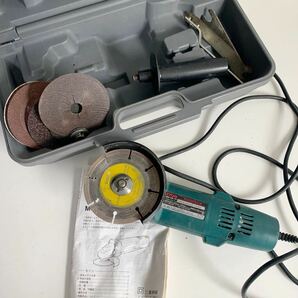 RYOBI リョービ グラインダー マイジスクグラインダ MG-101 工具 電動工具 説明書 ケース付き 動作確認済みの画像1