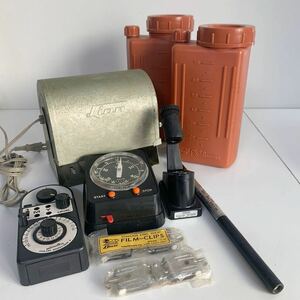 minolta ミノルタ COLOR ANALYZER Ⅱ 暗室時計 ETSUMI FOCUS SCOPE 暗室用品 大量 セット まとめて Lion カメラ 光学機器 現状品 ジャンク