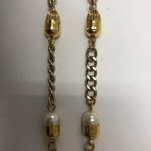 1円～【RUKAルカ】【アンティークパーツ ネックレス】ファッション コレクション ゴールド 樹脂 婦人 レディース パール 真珠の画像5
