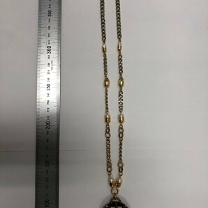 1円～【RUKAルカ】【アンティークパーツ ネックレス】ファッション コレクション ゴールド 樹脂 婦人 レディース パール 真珠の画像2