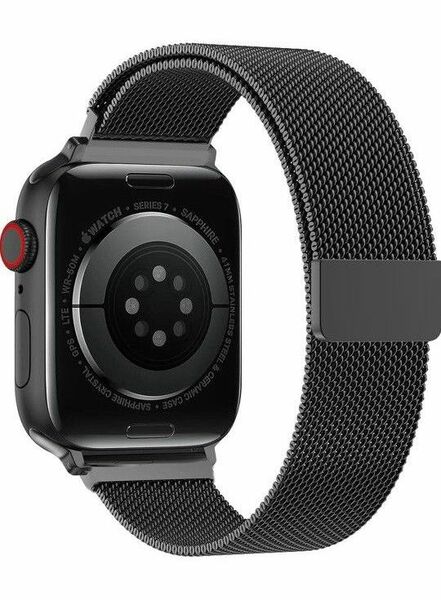  Apple Watch バンド ステンレス留め金製男女兼用 長さ調節 通気 