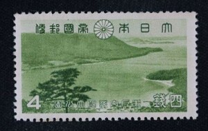 ☆コレクターの出品 １次国立公園『大山・瀬戸内海』４銭 P-72