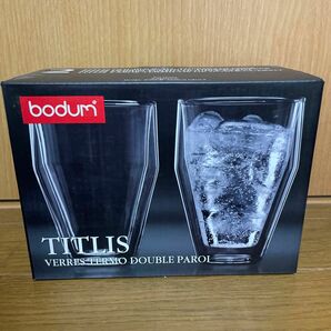 BODUM TITLIS ボダム　グラス　2個