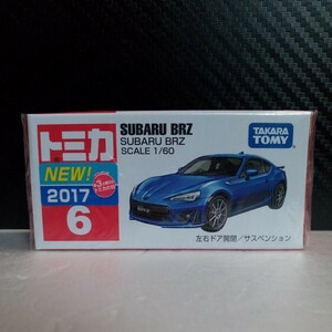 トミカ No６ SUBARU スバル BRZ　1台　未開封未使用品　2017