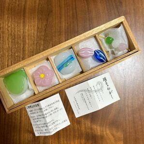 広田硝子　ガラス　箸置き　和菓子　和スイーツ