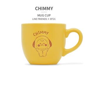 即決!!新品未使用BT21公式グッズ マグカップ LINE FRIENDS BABY CHIMMY☆チミー/コップ ベビー パクジミン BTS 防弾少年団