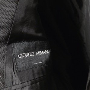 83Y240411H 1回のみ使用 超美品 GIORGIO ARMANI ジョルジオアルマーニ メンズ 春 ジャケット ブレザー 検 ブルゾン レザー コート ニットの画像8