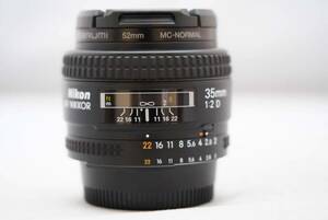 ☆実用・美品☆ ニコン AF ニッコール 35㎜ F=1:2 D　NIKON AF NIKKOR 35 2 D　大人気の単焦点・広角レンズ おススメの1品 お見逃しなく