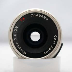 ☆実用品☆ コンタックス ビオゴン 28㎜ F=1:2.8 T CONTAX Biogon 28 2.8 T Gマウントレンズ １A MC フィルター付き お見逃しなくの画像4