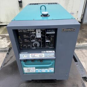 中古。デンヨー Denyo ディーゼル溶接機 DCW-350ES 動作確認済み 良品。の画像3