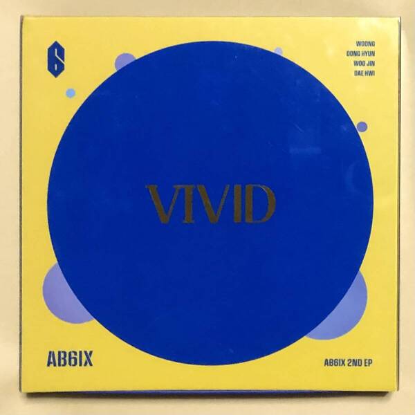 AB6IX VIVID 韓国盤 アルバム CD トレカ 黄色 ウン ドンヒョン ウジン デフィ photocard