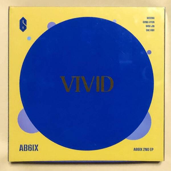 AB6IX VIVID 韓国盤 アルバム CD トレカ 黄色 ウン ドンヒョン ウジン デフィ