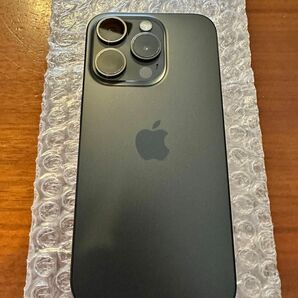 【超美品】 iPhone 15 pro 128GB ブラックチタニウム