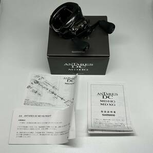 1円~★極美品★ SHIMANO シマノ ANTARES DC MDHG 左ハンドル LEFT 箱付き 説明書付 専用ケース付 アンタレス 釣具 リール 高級の画像2