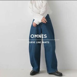 OMNES カーブラインパンツ デニムパンツ