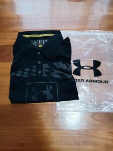 ブラック13123/アンダーアーマーポロシャツ/XLサイズ