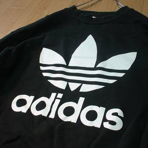 大人気adidas ORIGINALSビッグトレフォイルオーバーシルエットスウェットTREF OVER CREW正規アディダスクルートレーナードロップショルダーの画像5