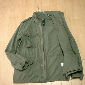 ALPHA INDUSTRIES.オリーブU.S.ARMYフィールドジャケットLジャングルファティーグ正規アルファM-65カバーオールAIR FORCEエアフォースMA-1の画像4