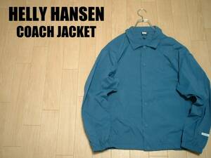 HELLY HANSEN coach jacket beautiful goods M lagoon regular HH12020 Helly Hansen marine nylon coverall goldwyn regular price 13,200 jpy 