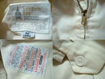 英国製70sビンテージLONDON FOGスイングトップ40-LONG正規ロンドンフォグMADE IN ENGLANDバラクータUKドリズラージャケットG9ハリントン_画像4