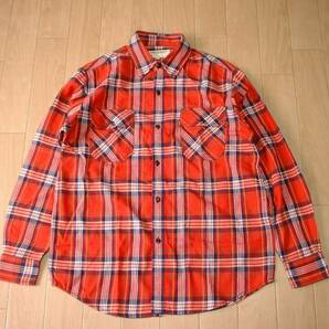 即戦力2着セットUSA製FIVE BROTHER & LEVI'S RED TABネルシャツM正規80sビンテージ米国製ファイブブラザー&リーバイスレッドタブの画像4