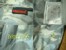 Marmotライトシェルウインドジャケット美品ジップパーカー正規MJJ-8109マーモットアウトドアナイロントップ迷彩カモフラフーディブレーカー_画像3