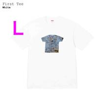 【L】Supreme 30th Anniversary First Tee White シュプリーム 30周年 ファースト Tシャツ ホワイト_画像1