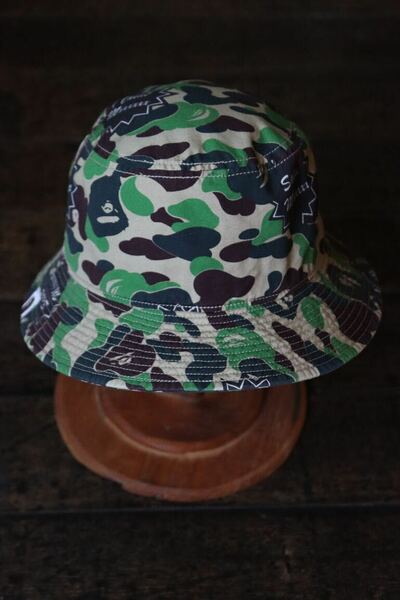 SAINT M×××××× 24SS BAPE BUCKET HAT CAMO バケットハット 新品