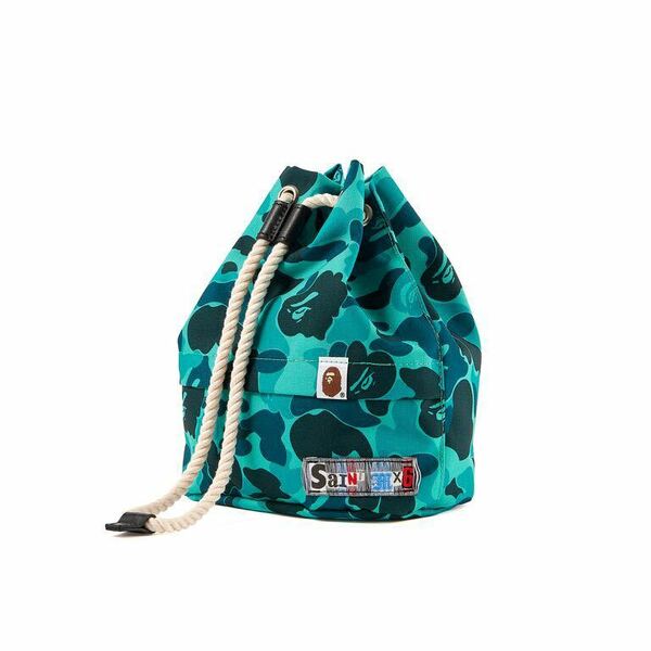 SAINT M×××××× 24SS BAPE_ROPE SNAP BAG 巾着バック　新品未使用品