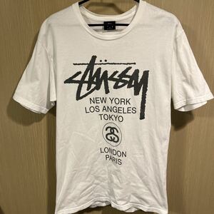 ◆オススメ◆STUSSY ワールドツアー Tシャツ サイズM