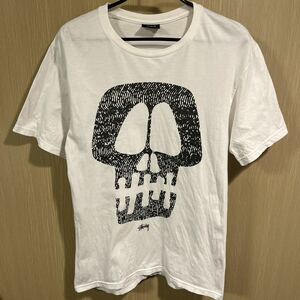 ◆オススメ◆STUSSY ドクロプリントTシャツ　サイズ M