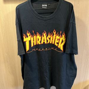 ◆ビックサイズ◆THRASHERファイヤーパターンTシャツ サイズ5L