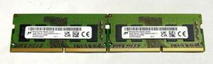 Micron DDR4-25600/PC4-3200 4GB 2枚セット(合計8GB) メモリー