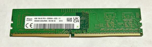 SK hynix DDR4-25600/PC4-3200 4GB メモリー