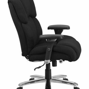 1E10z0O Flash Furniture オフィスチェア ブラック ファブリック シート 幅61cm 耐荷重181kg の画像8