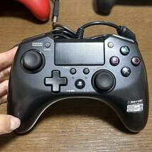 【美品】まとめ/ホリパッド Switch レッド /イズム Switch連射コントローラSWブラック /ホリパッドFPSプラス PlayStation4 HORI 有線 KO_画像2