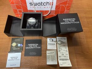 Snoopy OMEGA Swatch BIOCERAMIC MoonSwatch Mission ToThe Moonphase