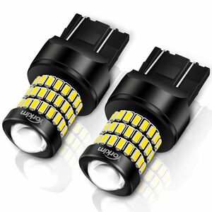 即購入OK Yorkim t20 led ダブル ホワイト バックランプ 爆光バックライトDC12V車対応 無極性 2個セット