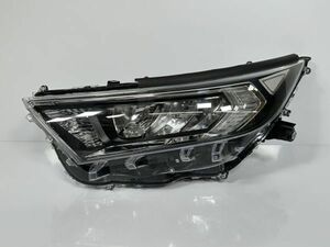 RAV4 MXAA52 MXAA54 ガソリン車 純正 左ヘッドライト 左ライト LH LED インナーブラック 81185-42832 42-87 A 良品/破損キズなし 管理22542