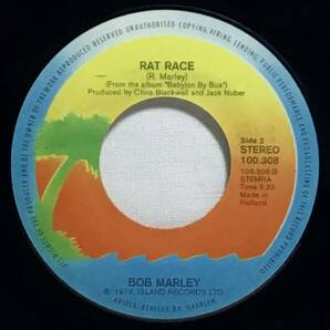 【蘭7】 BOB MARLRY & THE WAILERS / STIR IT UP / RAT RACE / 1979 オランダ盤 7インチレコード EP 45 試聴済の画像5