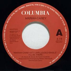 【蘭7】 MARIAH CAREY マライア・キャリー I'LL BE THERE ( UNPLUGGED ) JACKSON 5 カバー 1992 オランダ盤 7インチレコード EP 45 試聴済の画像4