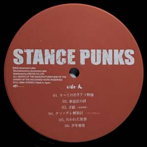 【日LP】 STANCE PUNKS スタンスパンクス 2002 LPレコード DYJL-8969 アナログ ハイプステッカー 試聴済の画像5