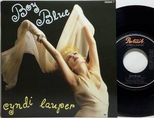 【蘭7】 CYNDI LAUPER / BOY BLUE / THE FARAWAY NEARBY / 1987 オランダ盤 7インチシングルレコード EP 45 試聴済