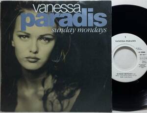 【独7】 VANESSA PARADIS / SUNDAY MONDAYS / I'M WAITING FOR THE MAN (VELVET UNDERGROUNDカバー) 92 ドイツ盤 7インチ EP LENNY KRAVITZ