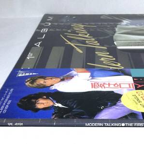 【日LP帯】 モダントーキング MODERN TALKING / 愛はロマネスク THE FIRST ALBUM 1st / 1985 日本盤 LPレコード レンタル落ち 検盤・試聴済の画像3