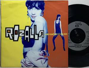 【英7】 ROZALLA / EVERYBODY'S FREE (TO FEEL GOOD) 1991 UK盤 7インチレコード EP 45 試聴済