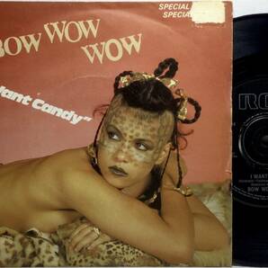 【英7】 BOW WOW WOW バウワウワウ / I WANT CANDY / 1982 UK盤 7インチシングルレコード EP 45 CM PUNK パンク 試聴済の画像1